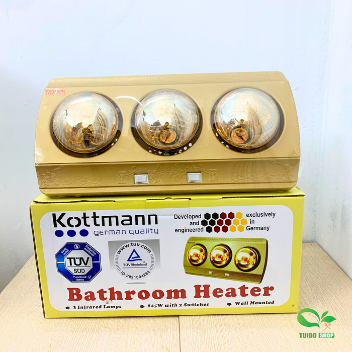 Đèn sưởi nhà tắm CAO CẤP 3 bóng, 2 bóng kiểu ngang 🍁FREESHIP🍁Đèn Sưởi Tiết Kiệm Điện, Sưởi Ấm Mùa Đông
