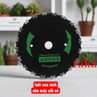 Lưỡi cắt gỗ cưa xích lắp cho máy cắt cỏ