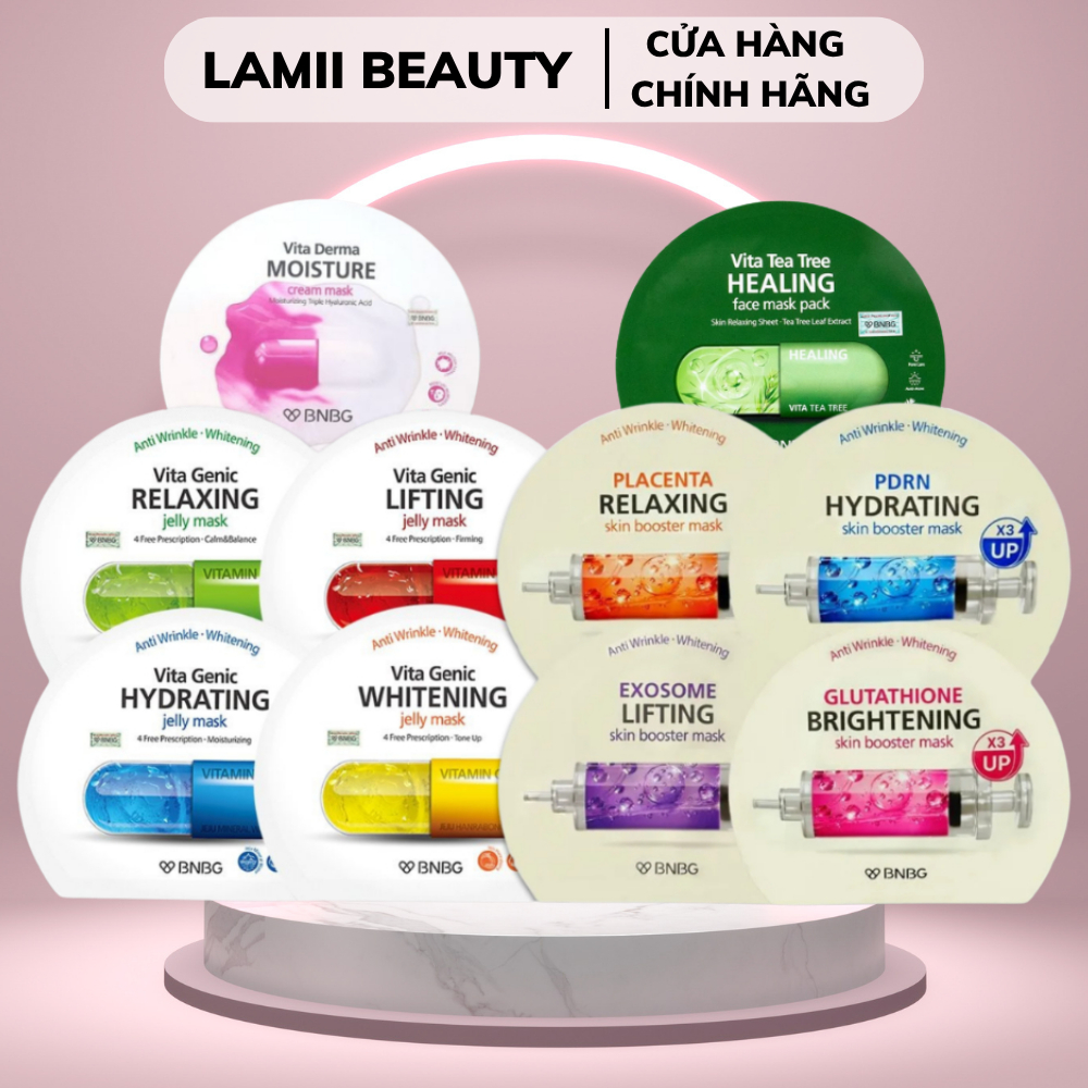 Mặt nạ BNBG Jelly mask/ skin booster mask/ Bubble-De Mask - LAMII BEAUTY