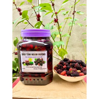  Dâu tằm ngâm đường phèn 1 kg dâu tằm đà lạt ngâm đường phèn làm nước giải khát 