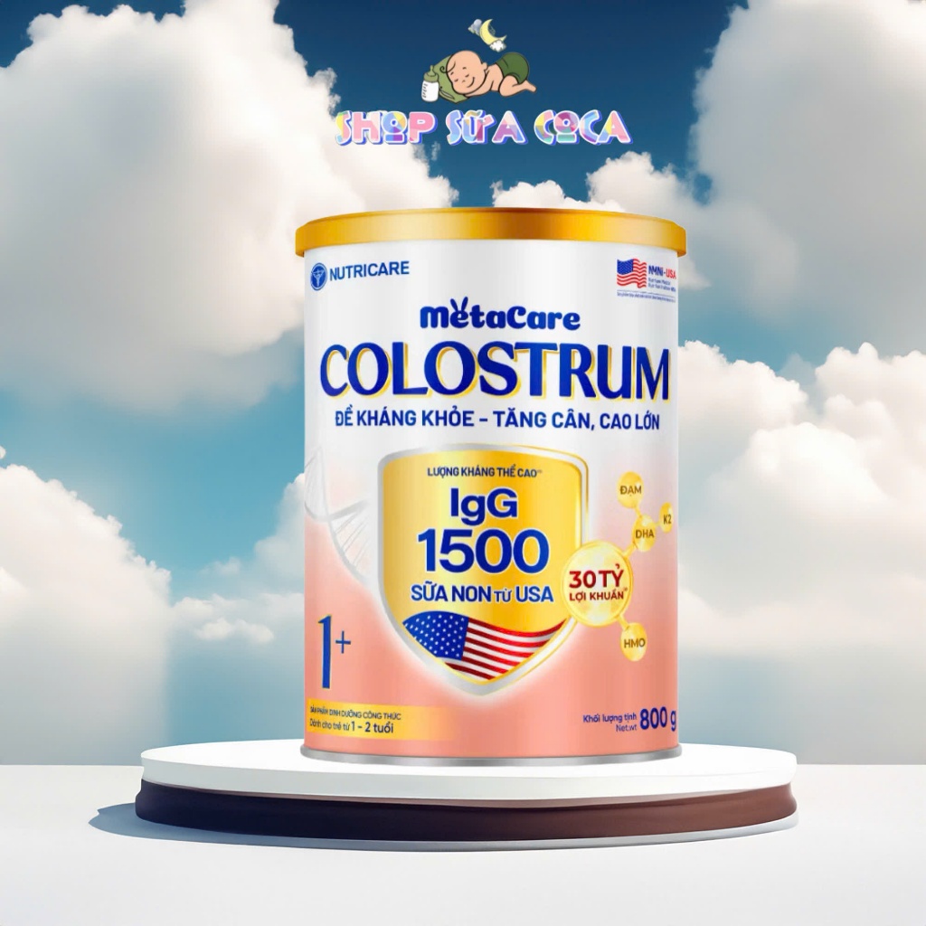 [Mẫu Mới] Metacare Colostrum 1+800gr (1-2 tuổi)
