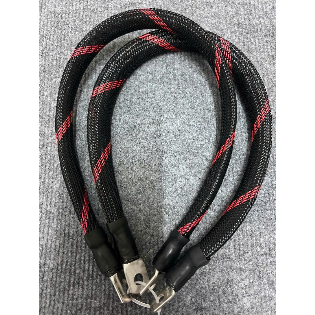 Dây (02 dây ) cáp máy hàn cell pin cầm tay , đồng đỏ nguyên chất M35 , M50 .