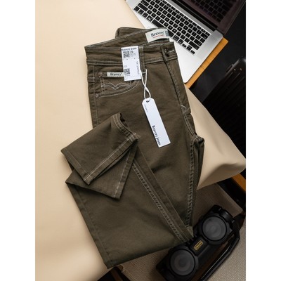 Quần Dài Jean Bravery Chất Liệu Cotton Thun Co Giãn, Form Ống Đứng - Năng Động & Thoải Mái - V1
