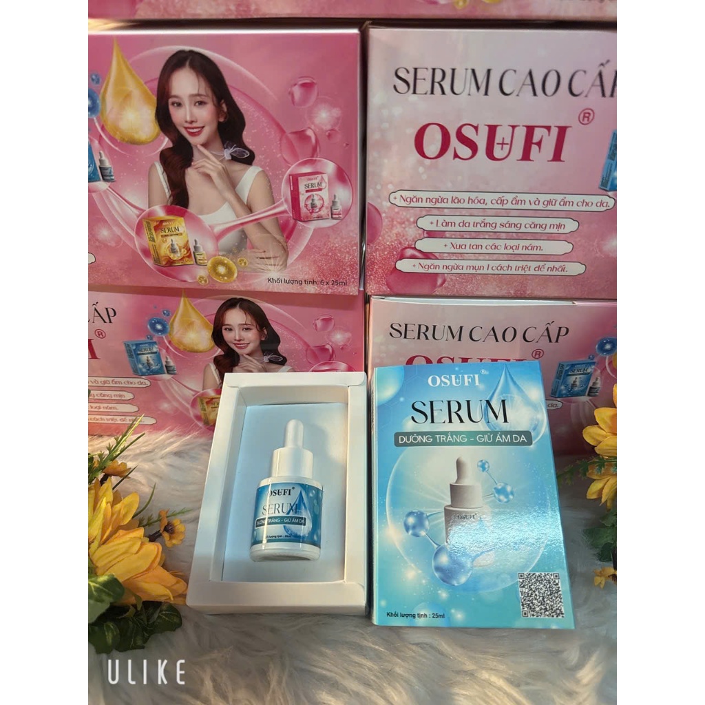 Serum Cao Cấp Osufi Dưỡng Trắng Giữ Ẩm Da 25ml - Giúp Da Tươi Trẻ Ngăn Ngừa Lão Hóa Cấp Ẩm
