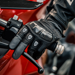  Găng Tay Da Cừu Moto MDL0305C Có Gù Carbon Cho Người Đi Xe Máy Đi Phượt Phụ Kiện Du Lịch Phệ 