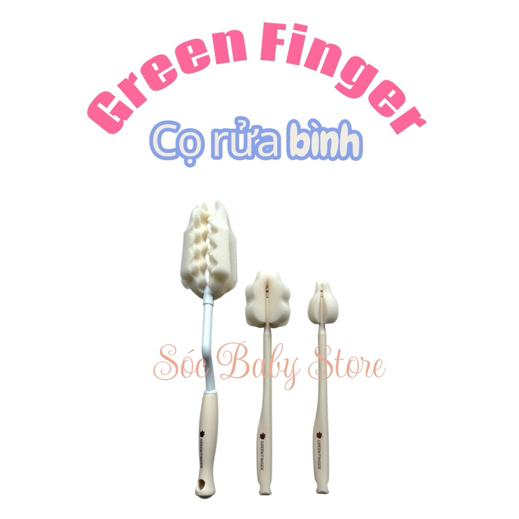 Cọ rửa bình sữa Green Finger Bebegrow / TGM - có tách lẻ