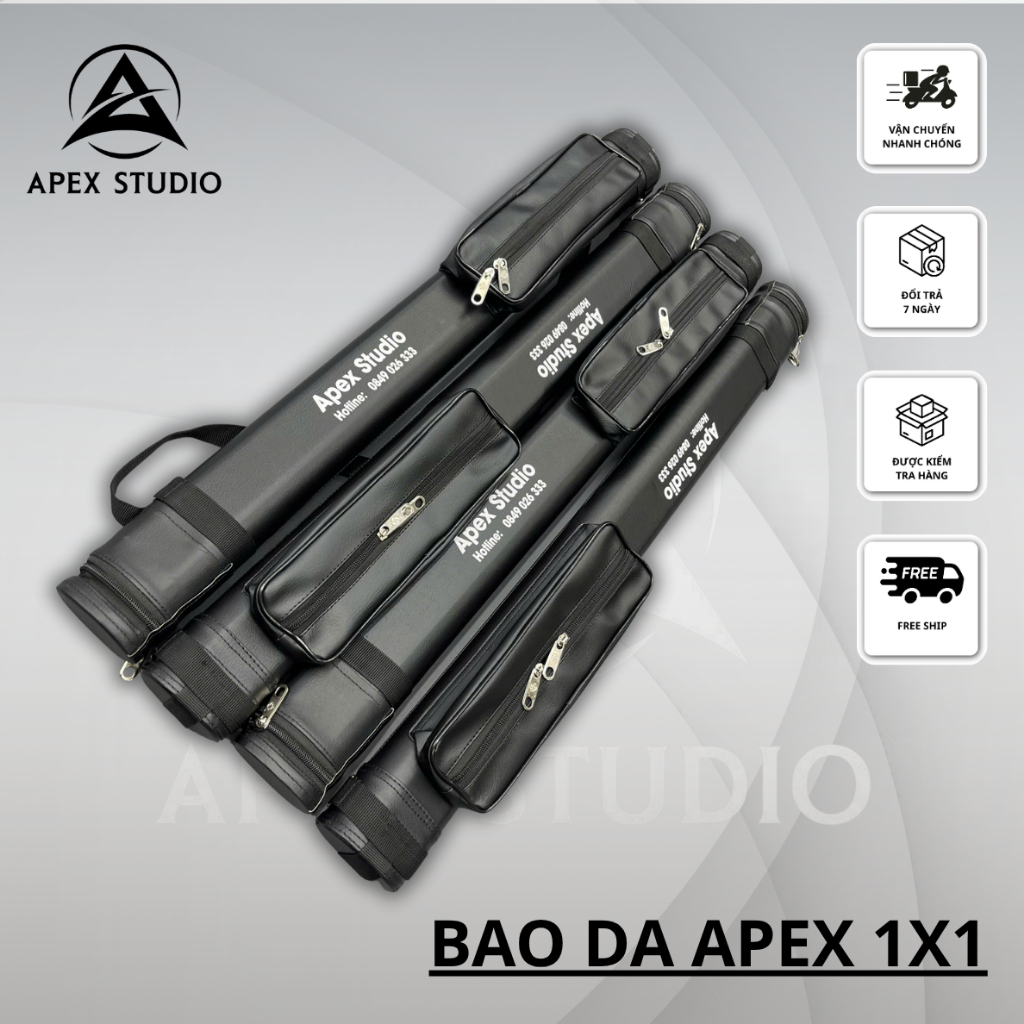 Bao Da 1x1 Apex - Hàng Chính Hãng - Apex Billiards Shop