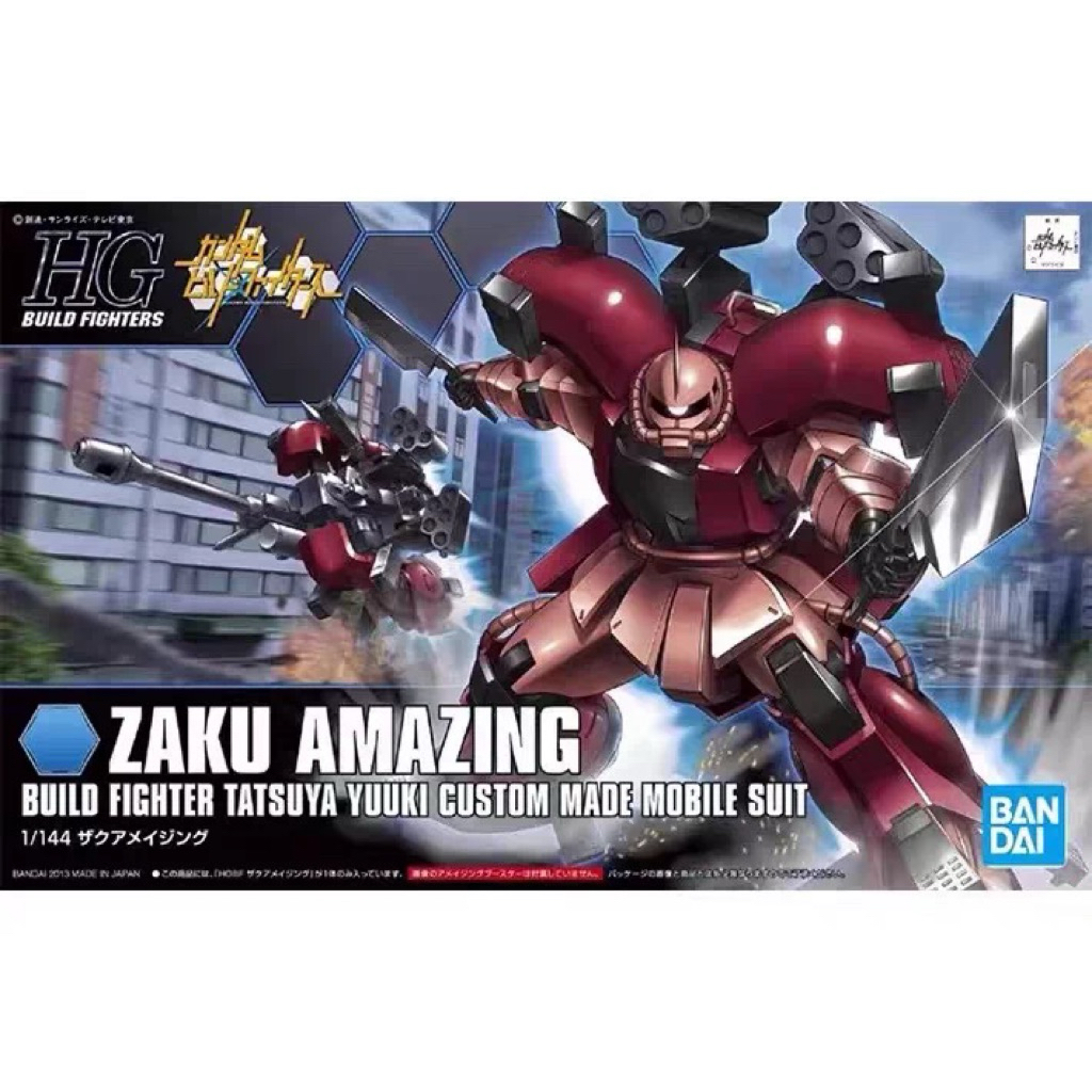Mô hình lắp ráp Gundam 1/144 HG Zaku Amazing Build Fighters BANDAI