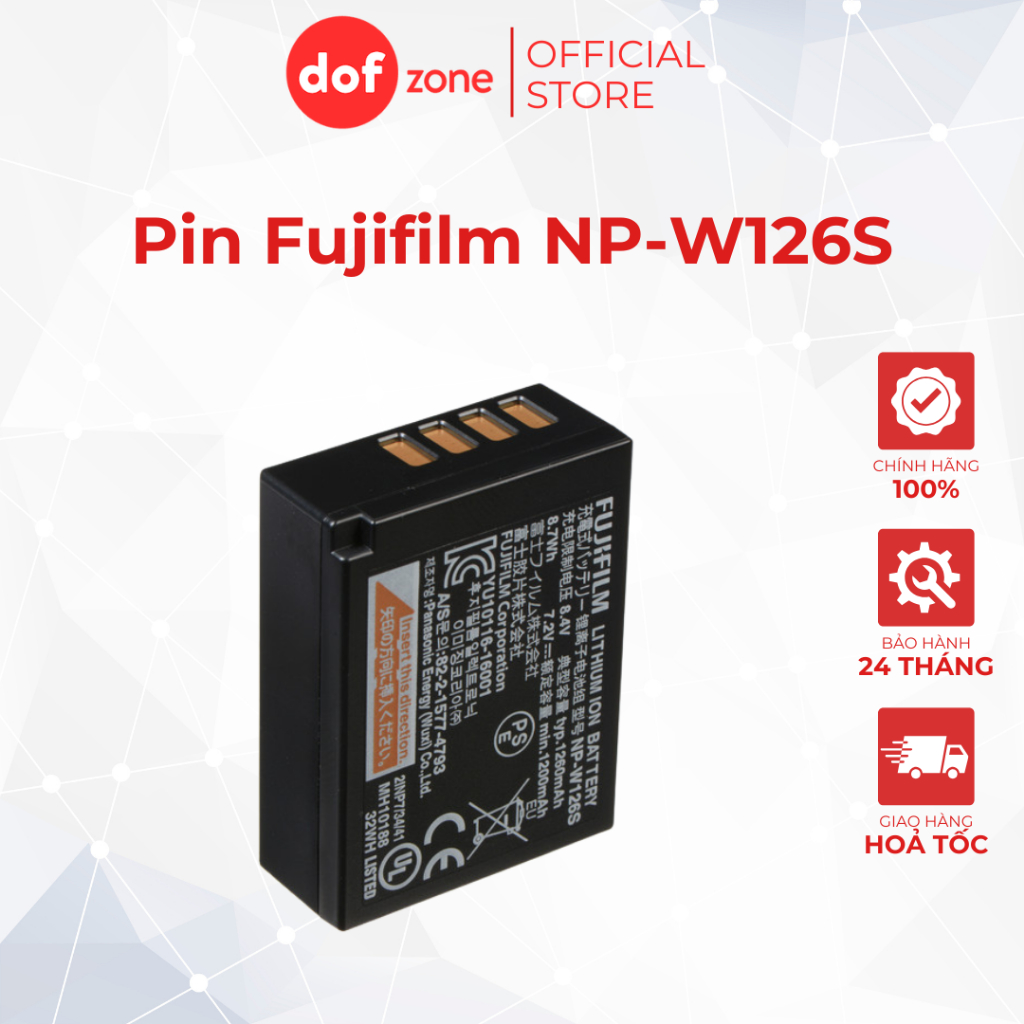 Pin FUJIFILM NP-W126S dùng cho máy ảnh