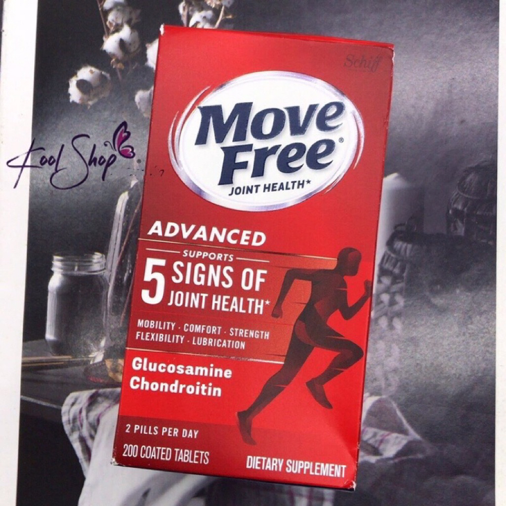 VIÊN UỐNG BỔ KHỚP MOVE FREE GLUCOSAMINE CHONDROITIN MSM 120 VIÊN