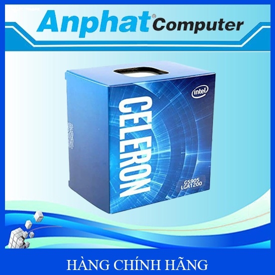 CPU Intel Celeron G5905 Socket LGA 1200 Hàng Box Chính Hãng(có sẵn Fan Zin) - Bảo hành 36 Tháng