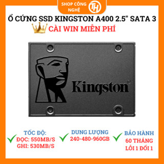 Ổ cứng SSD Kingston A400 2,5" 480GB 960TB chuẩn SATA3 Tốc độ đọc ghi 550Mb s mới 100% 