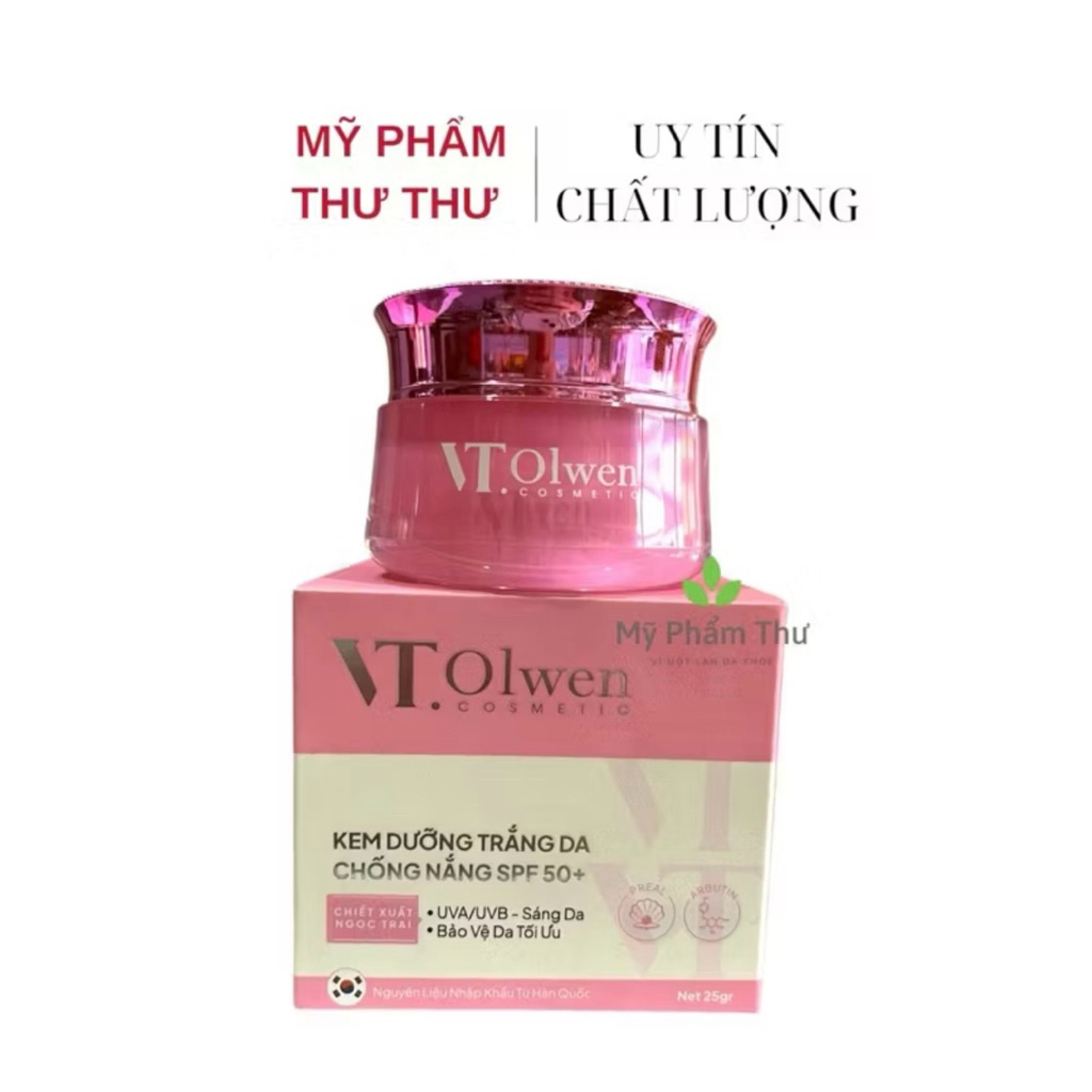 Kem VT Olwen Dưỡng Trắng Da Ngăn Ngừa Nám Tàn Nhang Đồi Mồi 25g