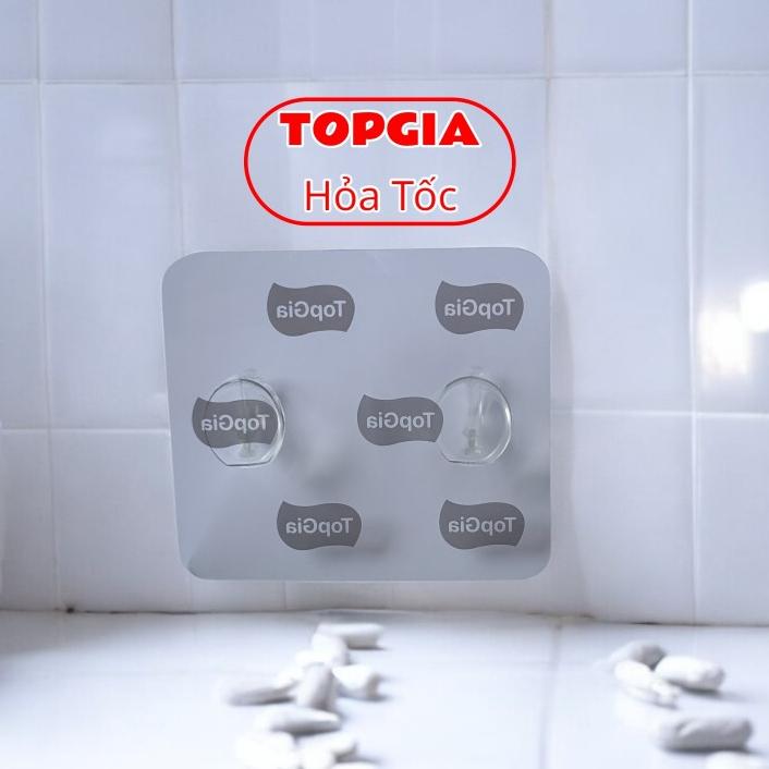 Móc Treo Dán TOPGIA Đa Năng - Giải Pháp Treo Khăn Giấy Tiện Lợi, Đa Dạng Ứng Dụng