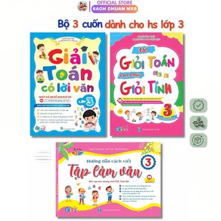 Sách - [ Lớp 3 ] - (Bộ 3Q): Giải toán có lời văn, Để giỏi toán con phải giỏi tính, Tập làm văn lớp 3