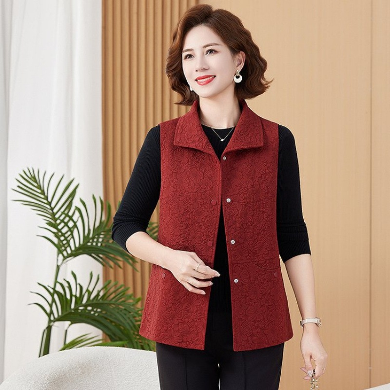 Áo Khoác Ghile Xuân Thu Cho Nữ Trung Niên AD37 - Hàng Quảng Châu Cao Cấp