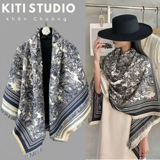 Khăn choàng vuông dày giữ ấm phong cách hàn quốc chất vải caaashmerr mềm mịn dùng bốn mùa