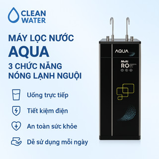 Máy lọc nước AQUA MVS 3 chức năng ( NÓNG LẠNH NGUỘI ) 2 vòi 8 và 9 cấp lọc bảo hành 12 tháng - chính hãng