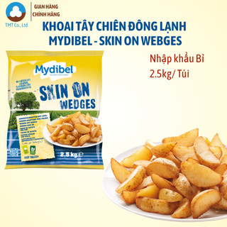 Khoai tây chiên đông lạnh Mydibel múi cau Skin On Wedges, túi 2.5kg, [ giao Hỏa tốc HCM]