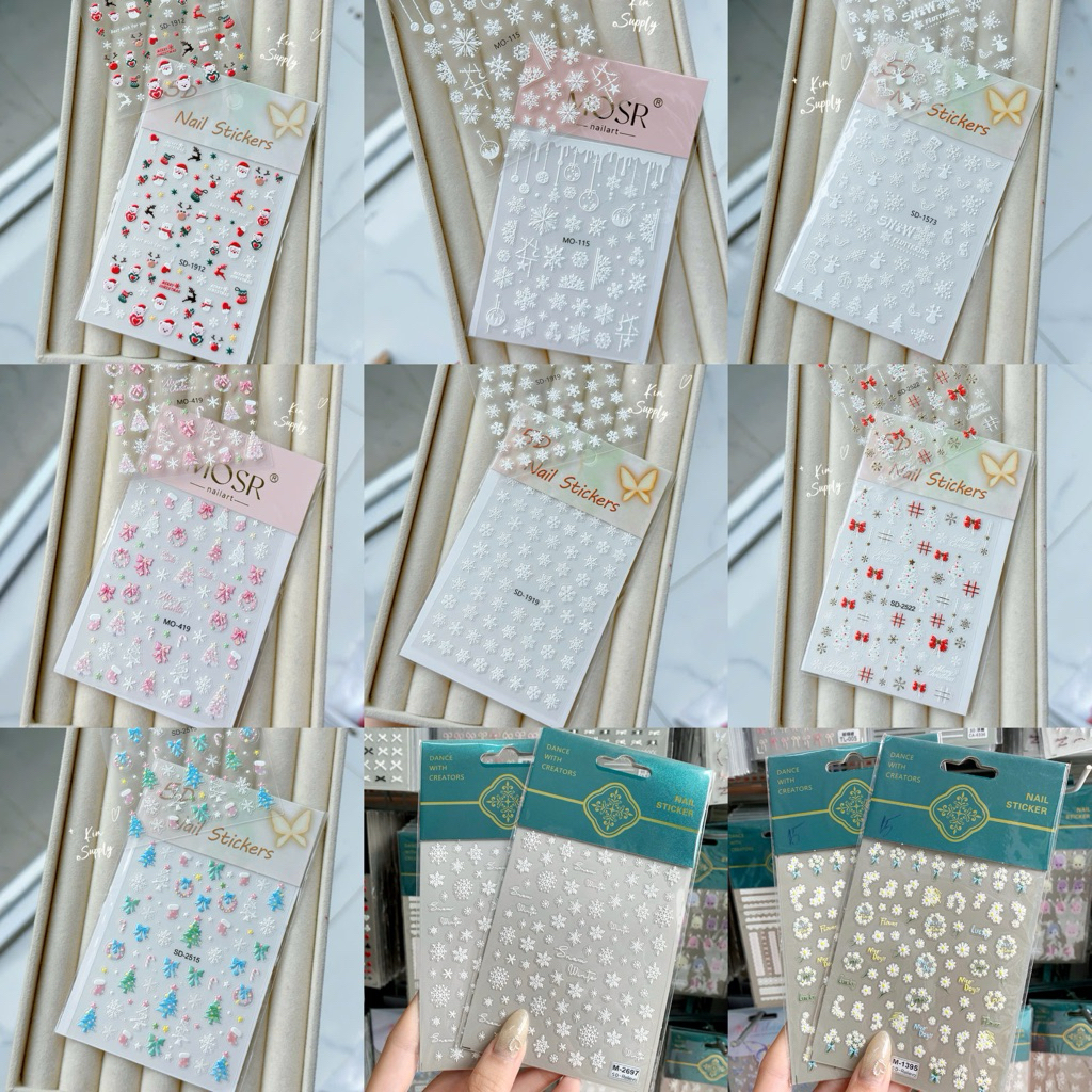 Miếng dán móng Sticker 5D - MA15 trang trí móng nghệ thuật