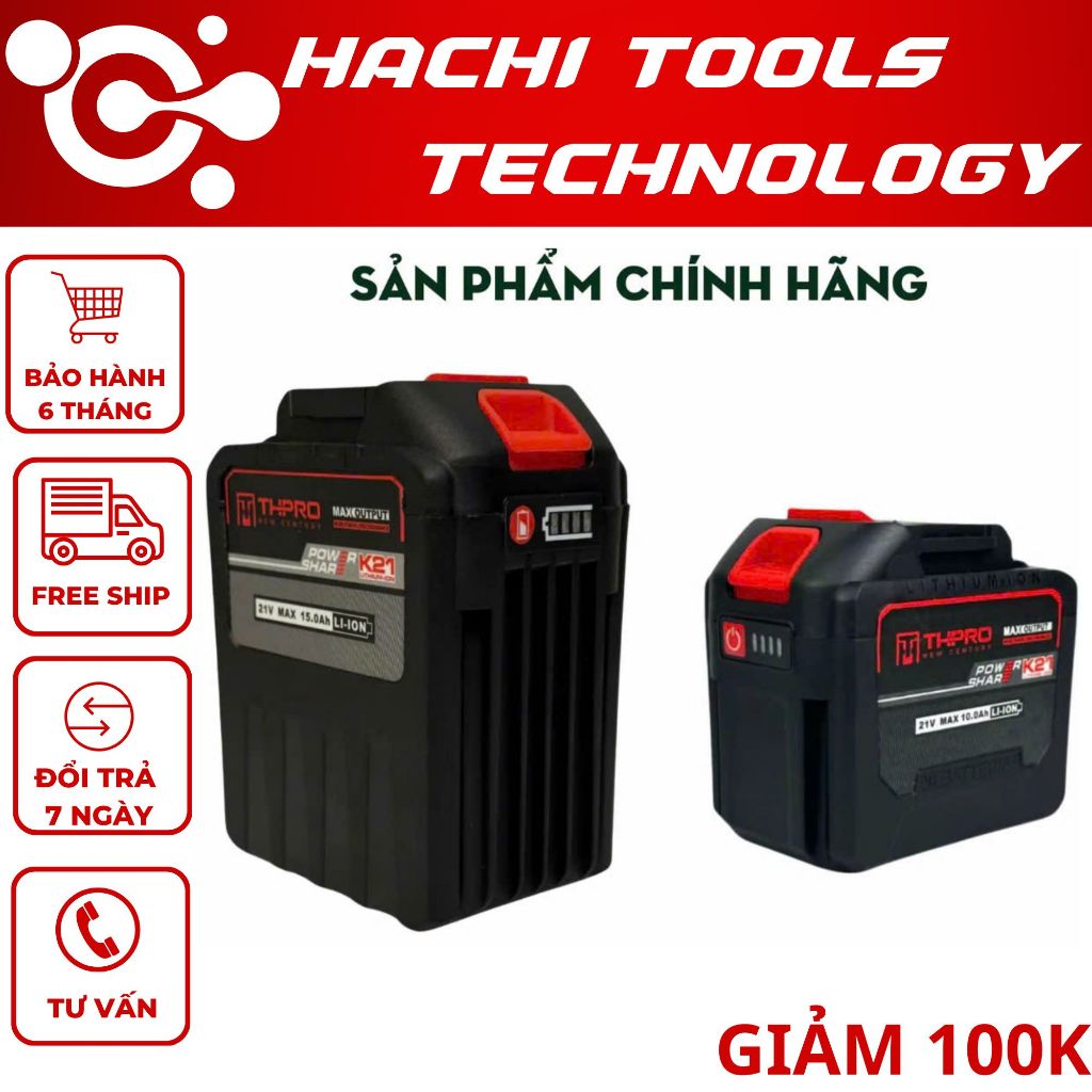 Pin 20 Cell - 30 Cell THPRO, Dòng xả cao - Chống Ngắt Tải, Chân Pin Phổ Thông 4cm, Thích Hợp Cho Anh