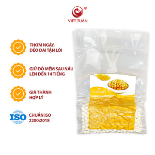 Trân Châu Hoàng Kim Việt Tuấn Gói 1kg - Dẻo Dai Thơm Ngon, Không Bị Bết Dính