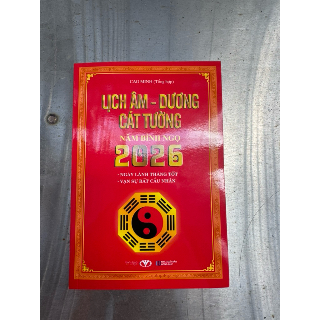 Lịch âm dương cát tường 2026