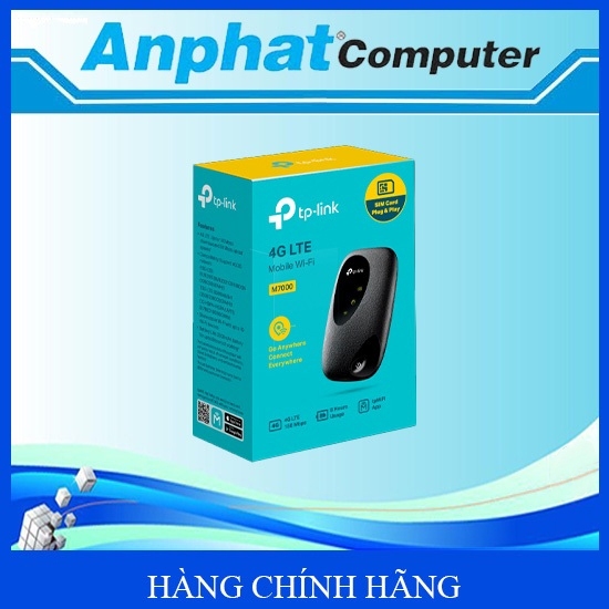 Bộ Phát Wifi Di Động 4G LTE TP-Link M7000 150Mbps - Hàng Chính Hãng