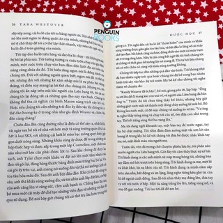 Sách PN - Được Học (Tác giả: Tara Westover)