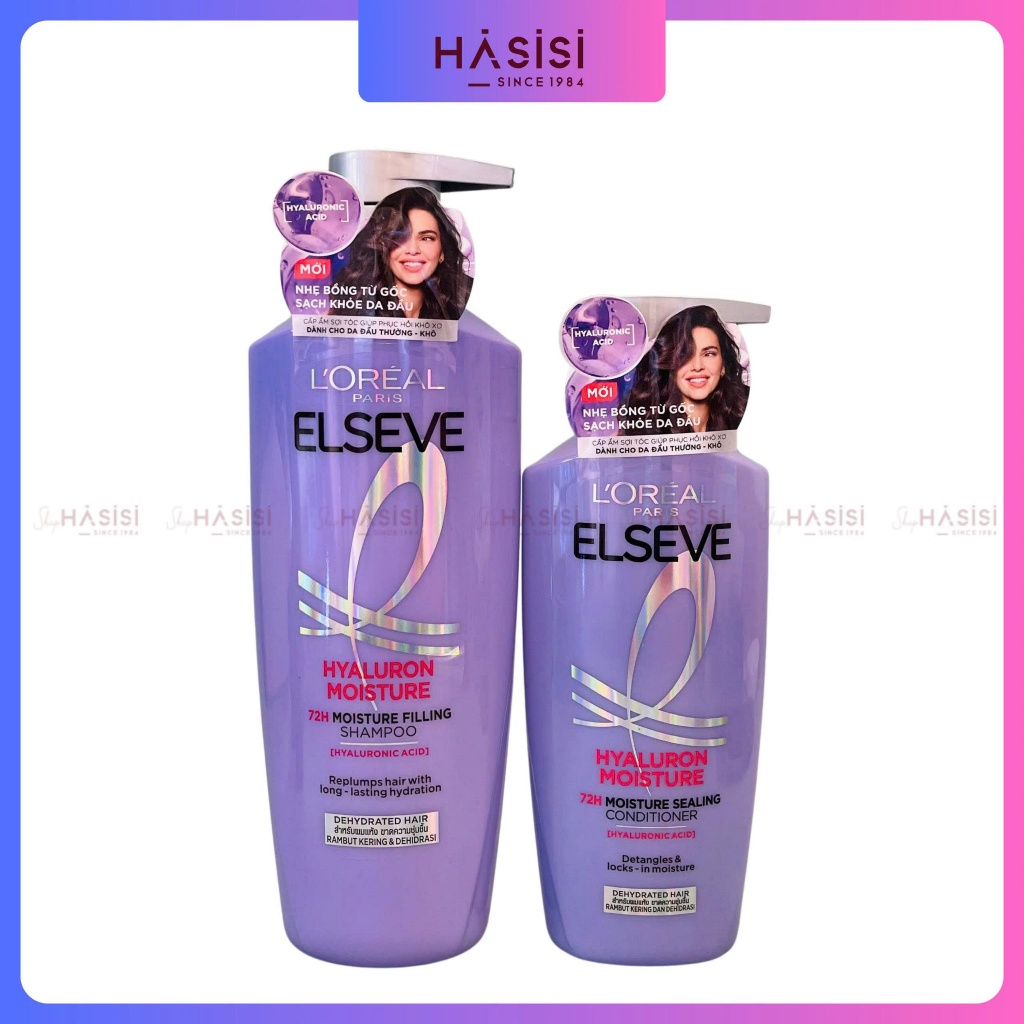 Dầu Gội, Xả LOREAL - Elseve Hyaluron Moisture