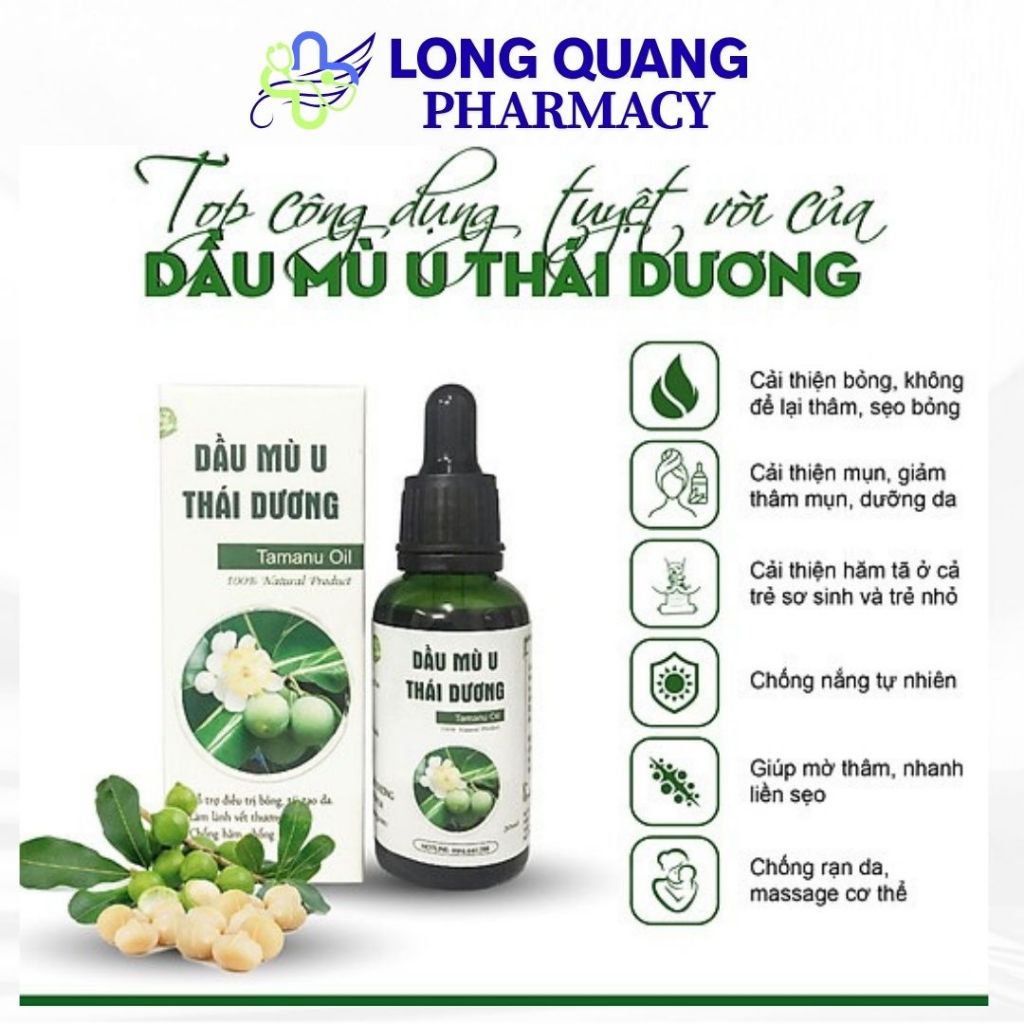 Dầu Mù u Thái Dương 8ml🌸🍀🌺🌻🌼🌷🍀🌿🌴🌳