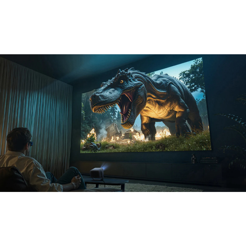 Máy chiếu JMGO N1 Quốc tế – Full HD 1080P – Android TV 11 – 1000 CVIA Lumens – Âm thanh Dynaudio – DLP | BigBuy360 - bigbuy360.vn