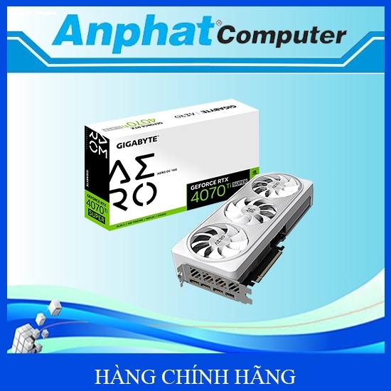 Card màn hình VGA Gigabyte GeForce RTX 4070 Ti Super Aero OC 16G (N407TSAero OC-16GD) - Hàng Chính H