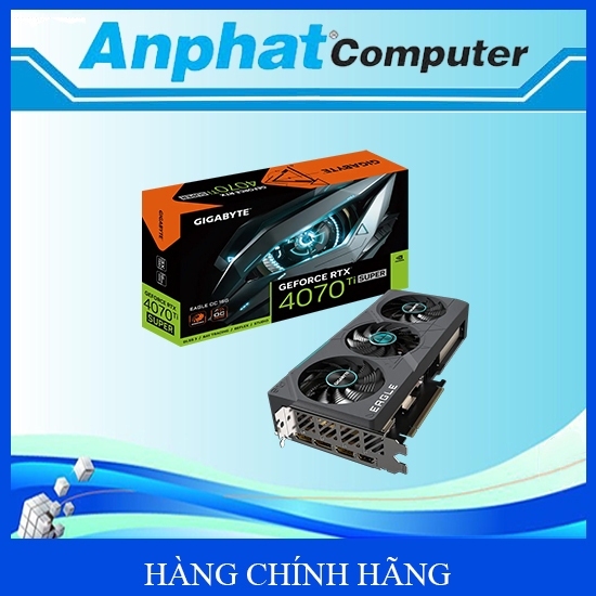 Card màn hình VGA Gigabyte GeForce RTX 4070 Ti Super Eagle OC 16G (N407TSEagle OC-16GD) - Hàng Chính