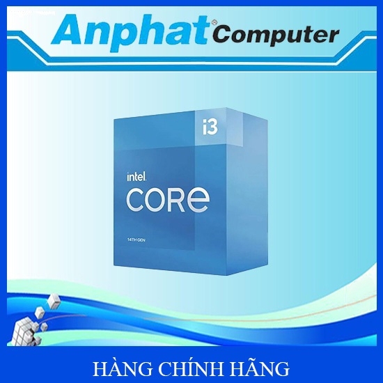 Bộ vi xử lý CPU Intel Core i3-14100F (3.5Ghz up to 4.7GHz, 4 nhân 8 luồng, 12MB Cache) FCLGA1700 – H