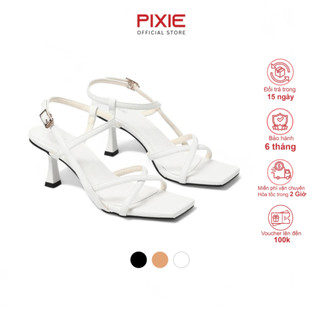 Giày Sandal Pixie Cao Gót 7cm Quai Chéo H088