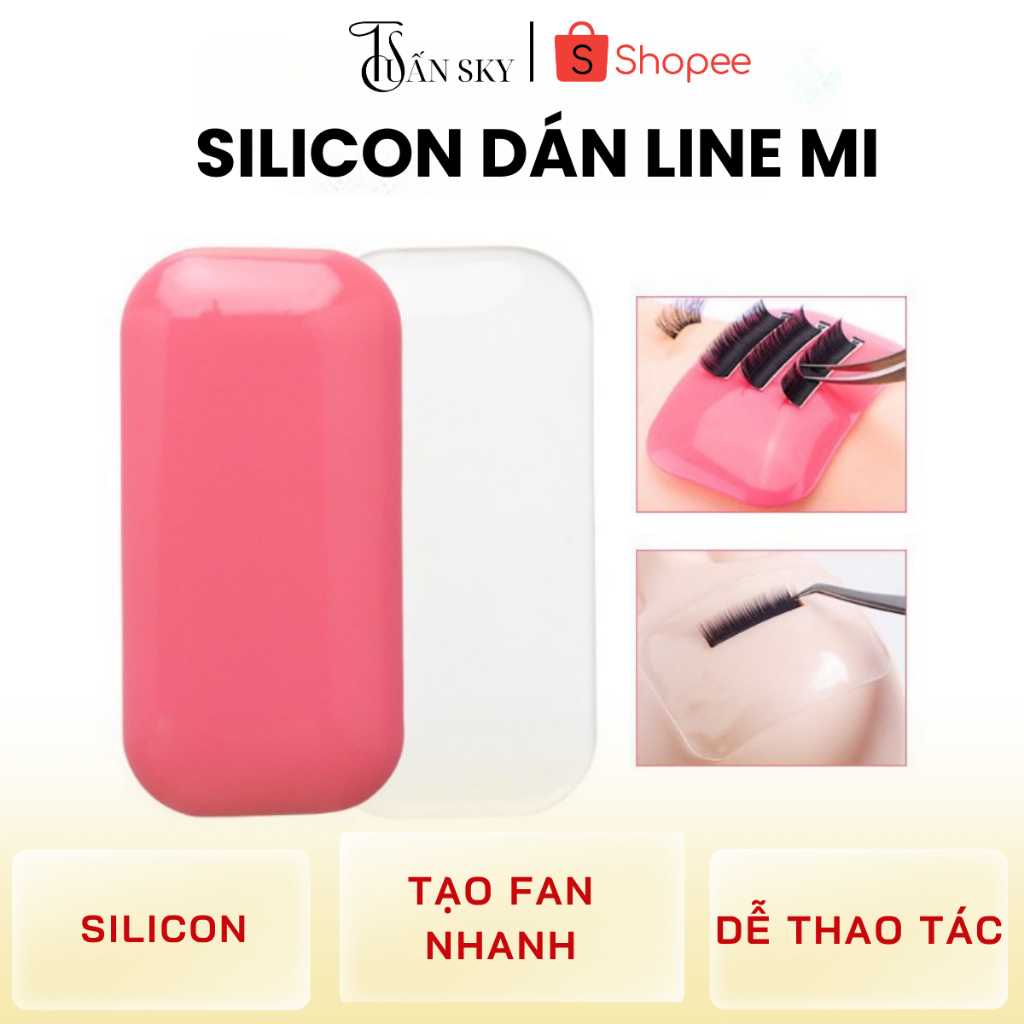 Silicon dán line mi khi nối siêu co dãn,siêu bền (TÁI SỬ DỤNG), Dụng cụ nối mi TUẤN SKY
