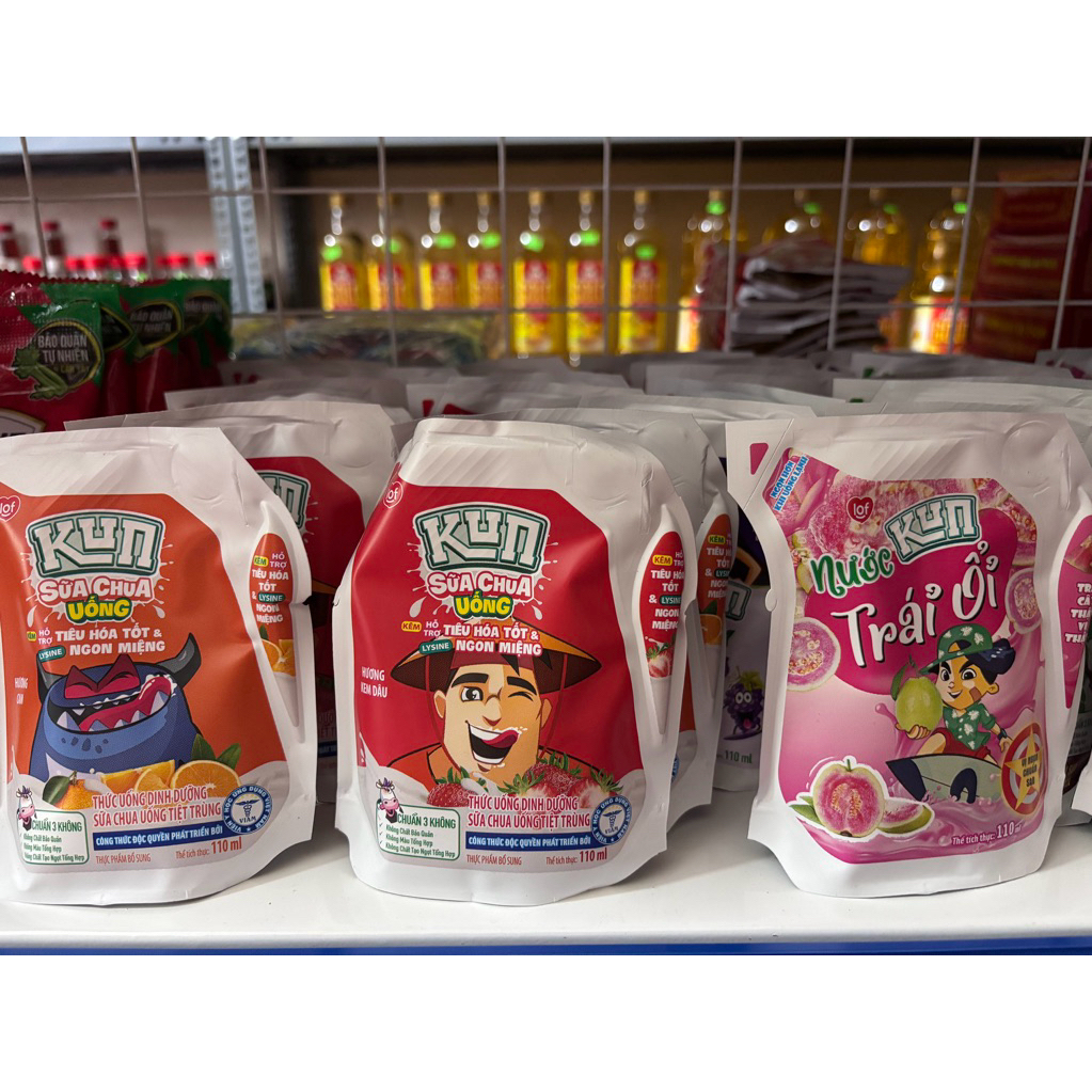 Sữa Kun gói đủ vị (chọn vị inbox shop)