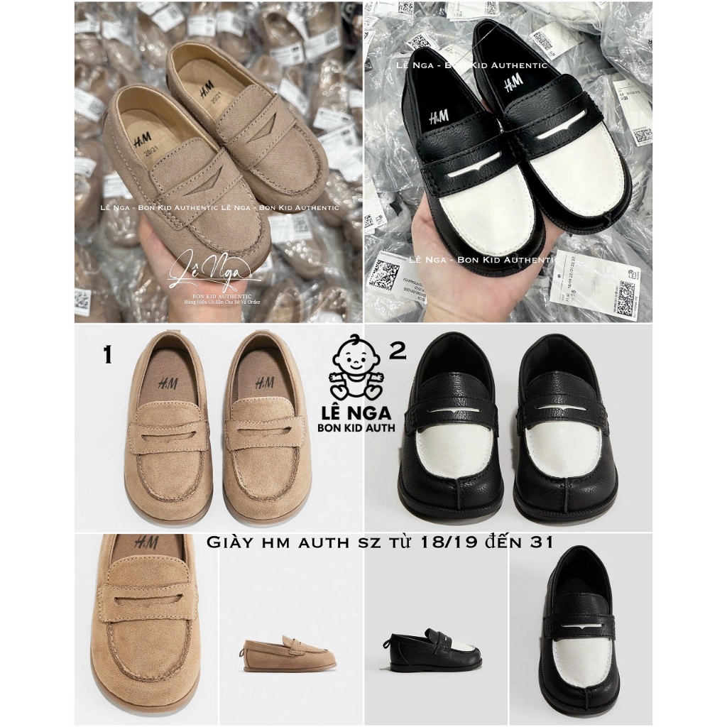 [BONKID] Giày công tử HM US/UK 18/19 đến 31