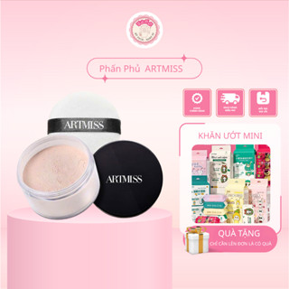  Phấn Phủ ARTMISS Kiềm Dầu Mịn Da Hiệu Ứng Sương Mờ Tự Nhiên Lâu Trôi Dưỡng Da Nhẹ Mặt 
