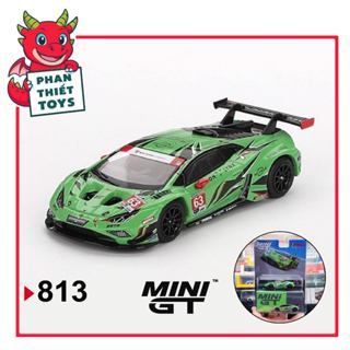  Mô hình xe Lamborghini Huracán GT3 EVO2 #63 bằng kim loại tỉ lệ 1:64 MGT00813 MiniGT 