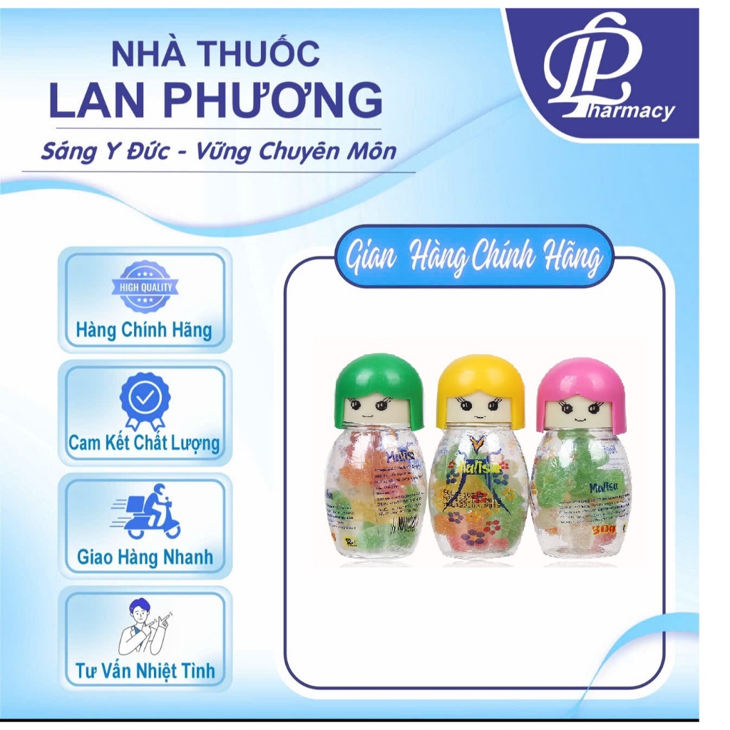 Combo 3 hũ KẸO DẺO MALISA 30GR