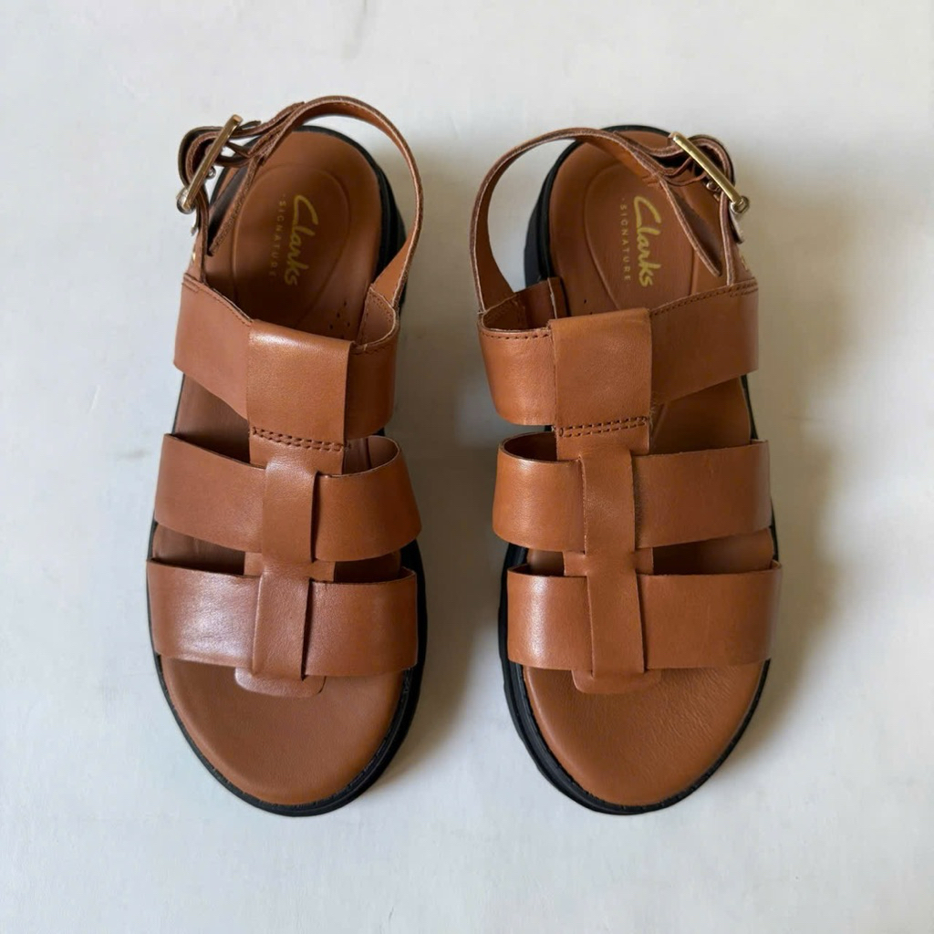 Giày Sandal Clarks nâu  DƯ XỊN chính hãng mới nhất