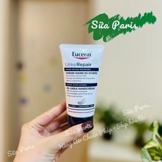  Kem dưỡng da tay siêu mềm mại Eucerin UreaRepair PLUS 5% không gây nhờn rít hàng nội địa Pháp_Sữa Paris Aderma 