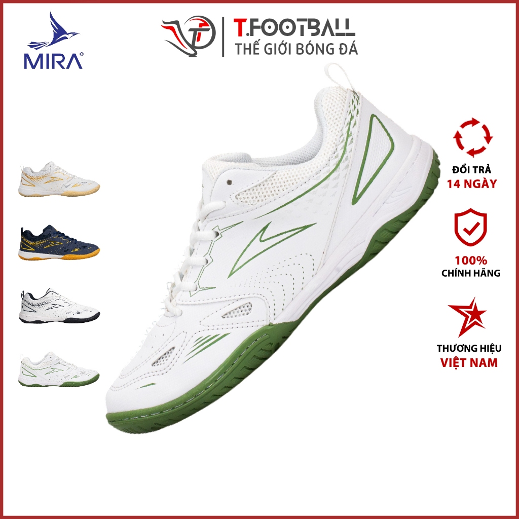 Giày Cầu Lông, Pickleball MIRA Lighter Chất Liệu Giả Da Cao Cấp Chống Nước