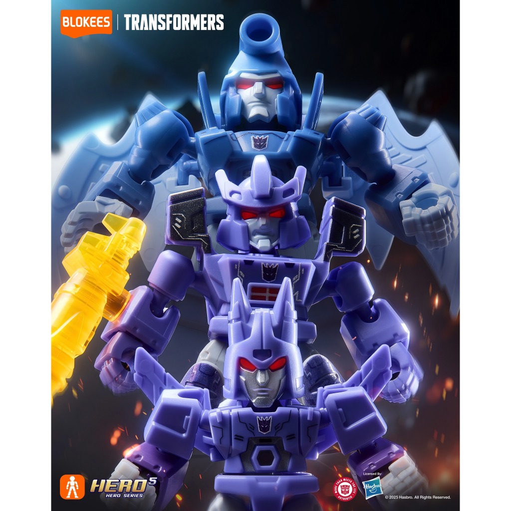 [Hộp Mù] Mô hình Blindbox - Transformers Defender Version 05 - Traitor to Tyranny - Blokees - DV05