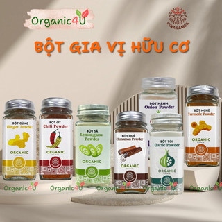 Bột Gia Vị Hữu Cơ VINASAMEX Bột Hành Tỏi Gừng Sả Quế Nghệ Ớt Organic Spices