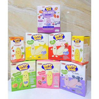 Bánh ăn dặm rau củ Happy Bites Thái Lan – Hộp 21g/50g cho bé từ 6 tháng tuổi