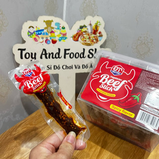 Hộp 50 gói Bò Chay que- Vegetarian Beef Stick vị tê cay