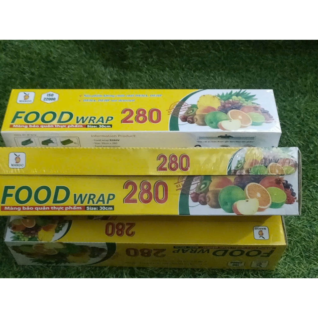 COMBO 3 HỘP MÀNG BỌC THỰC PHẢM 280 FOOD WRAP